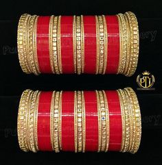 bridal choodha. red colored. price $100